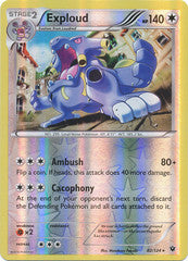 082/124 - Exploud - Rare Reverse Holo