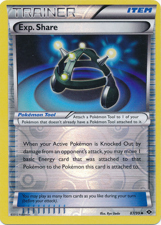 Exp. Share - 87/99 - Uncommon Reverse Holo