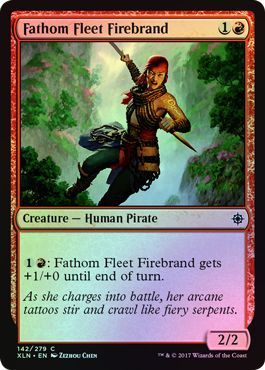 Fathom Fleet Firebrand - 142/279 - Common FOIL