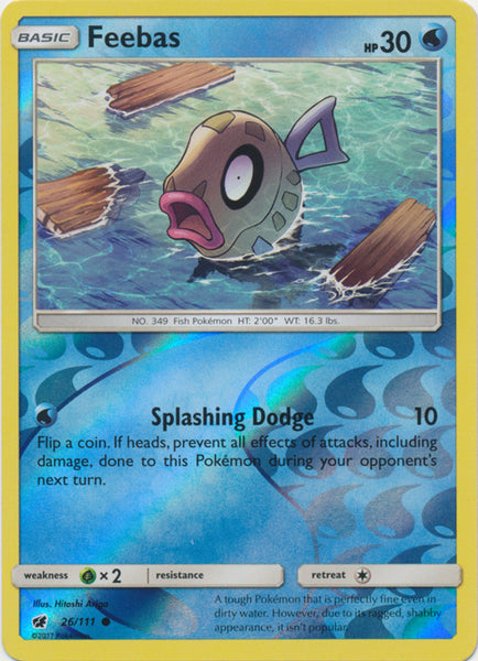 Feebas - 26/111 - Common Reverse Holo