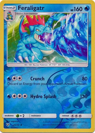 Feraligatr - 20/73 - Uncommon Reverse Holo