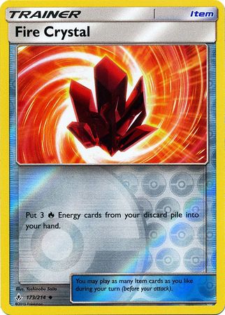 Fire Crystal - 173/214 - Uncomon Reverse Holo