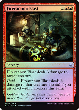 Firecannon Blast - 145/279 - Common FOIL