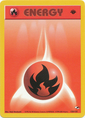 Fire Energy 1st Edition - 128/132 - Played