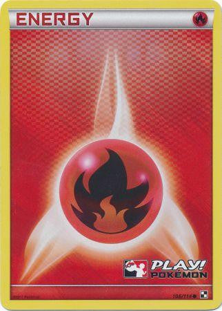 Fire Energy Holo Play Promo - 106/114 - Promo