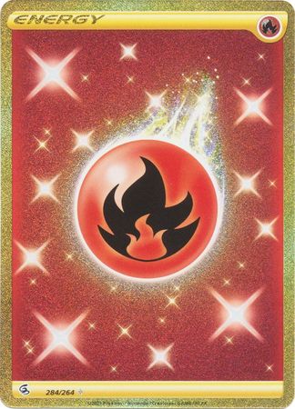 Fire Energy Secret Rare - 284/264 - Secret Rare