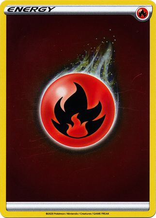 Fire Energy Reverse Holo - Energy