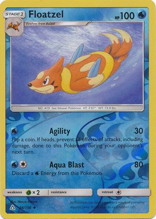 Floatzel - 36/156 - Uncommon Reverse Holo