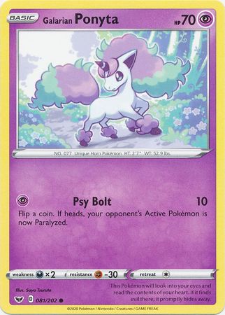 Galarian Ponyta - 81/202 - Common
