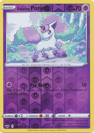 Galarian Ponyta - 81/202 - Common Reverse Holo