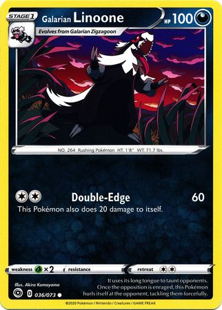 Galarian Linoone - 36/73 - Common