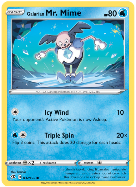 Galarian Mr. Mime - 37/192 - Common