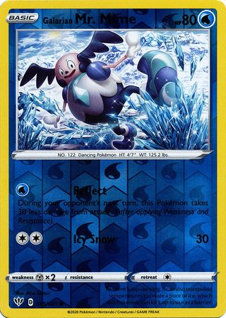 Galarian Mr. Mime - 35/189 - Common Reverse Holo