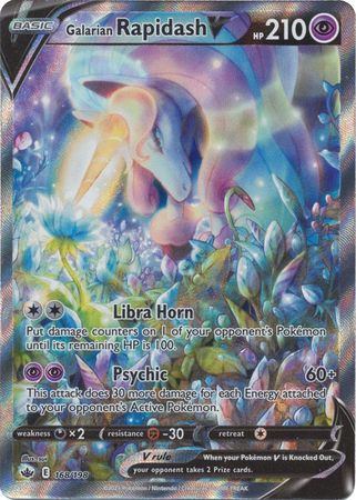 Galarian Rapidash V Full Art - 168/198 - Ultra Rare
