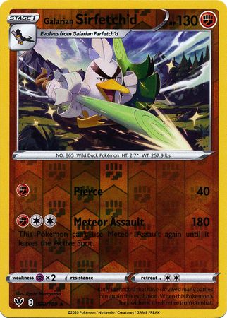 Galarian Sirfetch'd - 98/189 - Rare Reverse Holo