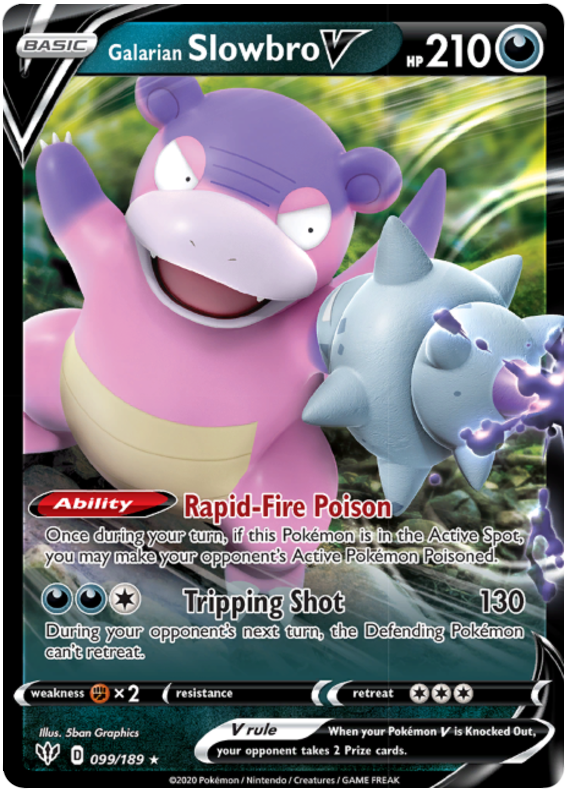 Galarian Slowbro V - 99/189 - Ultra Rare