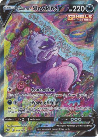 Galarian Slowking V Full Art - 179/198 - Ultra Rare