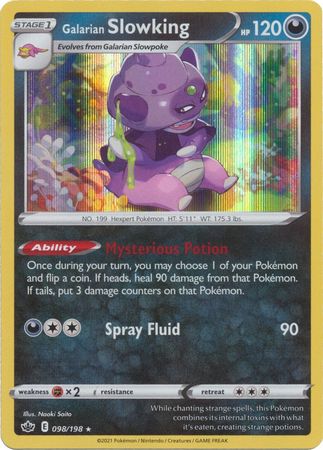 Galarian Slowking - 98/198 - Holo Rare