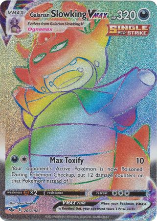 Galarian Slowking VMAX Hyper Rare - 207/198 - Hyper Rare