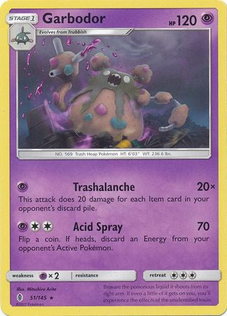 Garbodor - 51/145 - Rare