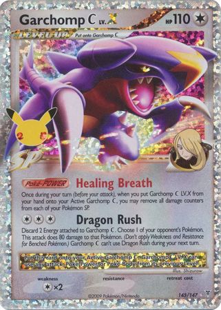 Garchomp C LV.X 25th Celebrations - 145/147 - Ultra Rare