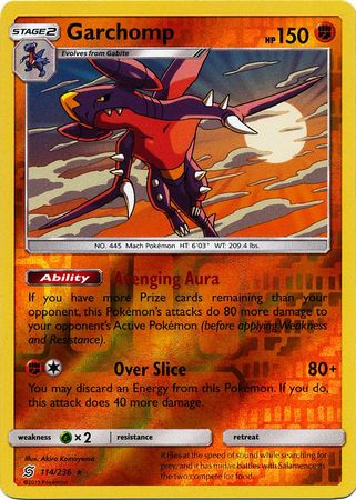 Garchomp - 114/236 - Holo Rare Reverse Holo