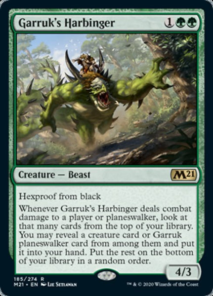 Garruk's Harbinger - 185/274 - Rare