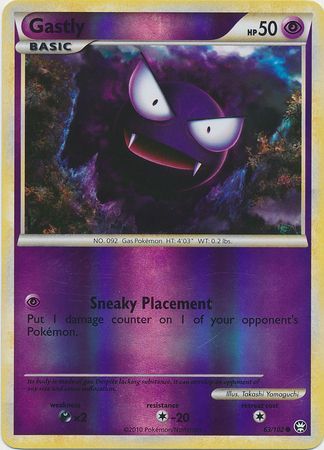 Gastly - 63/102 - Common Reverse Holo