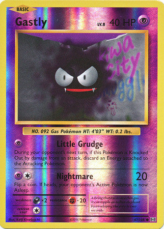 Gastly - 47/108 - Common Reverse Holo