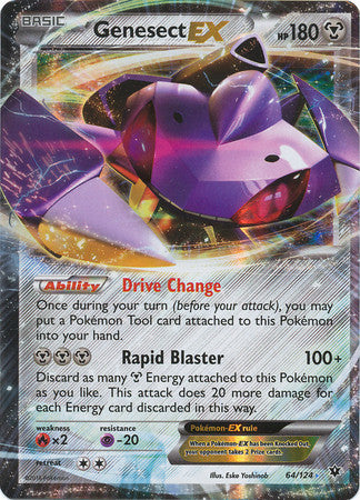 Genesect Ex - 64/124 - Ultra Rare