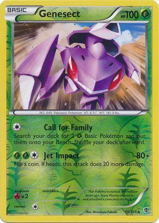 Genesect - 10/101 - Rare Reverse Holo