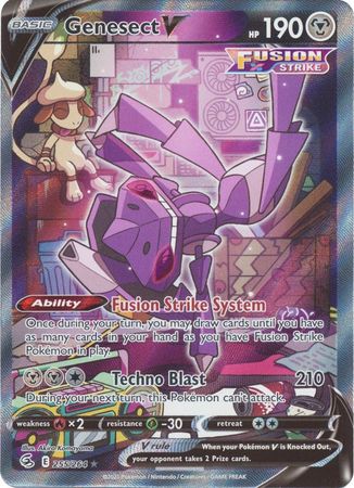 Genesect V Full Art - 255/264 - Ultra Rare