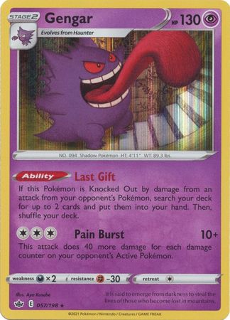 Gengar - 57/198 - Holo Rare