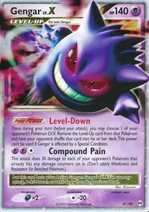 Gengar Lv.X - 97/99 - Ultra Rare