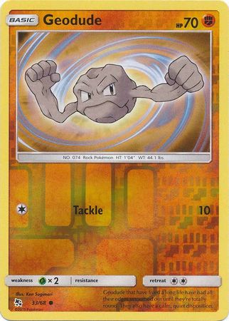 Geodude - 33/68 - Common Reverse Holo
