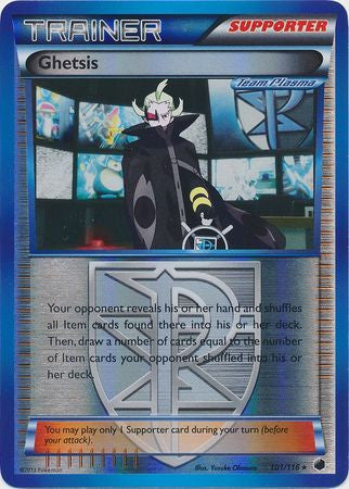 Ghetsis - 101/116 - Holo Rare Reverse Holo