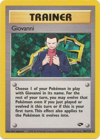 Giovanni - 104/132 - Rare