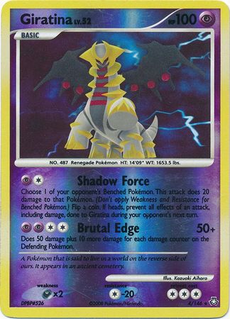 Giratina - 4/146 - Holo Rare Reverse Holo