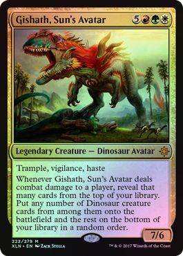 Gishath, Sun's Avatar - 222/279 - Mythic FOIL