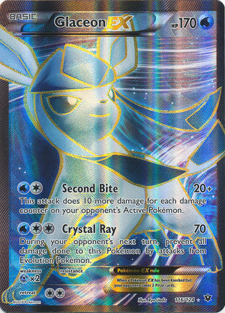 Glaceon Ex Full Art - 116/124 - Ultra Rare
