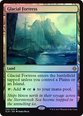 Glacial Fortress - 255/279 - Rare FOIL