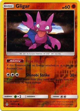 Gligar - 98/214 - Common Reverse Holo