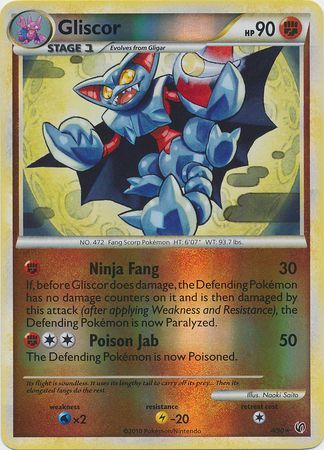 Gliscor - 4/90 - Holo Rare Reverse Holo