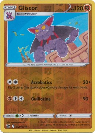 Gliscor - 72/163 - Uncommon Reverse Holo