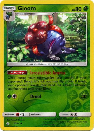 Gloom - 7/214 - Uncommon Reverse Holo