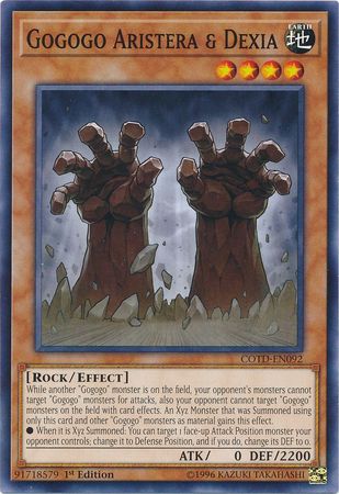 Gogogo Aristera & Dexia - COTD-EN092 - Common 1st Edition