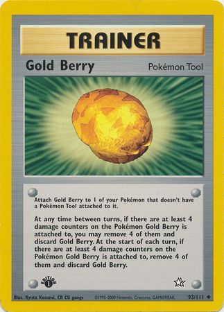 Gold Berry 1st Edition - 93/111 - Uncommon