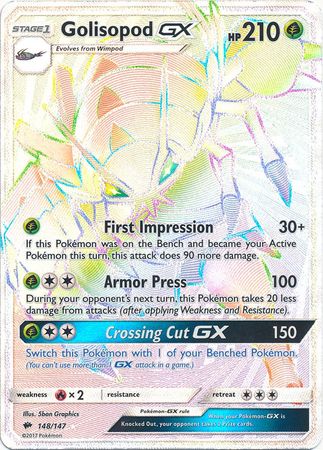 Golisopod GX Secret Rare - 148/147 - Hyper Rare
