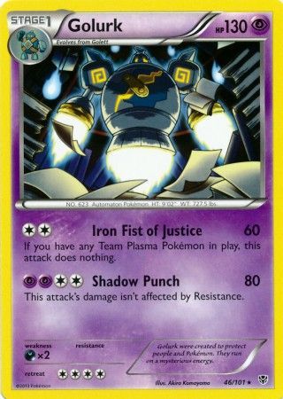 Golurk - 46/101 - Rare Theme Deck Non Holo