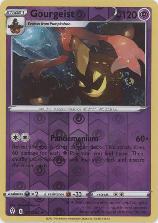Gourgeist - 77/203 - Rare Reverse Holo